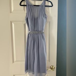 Adrianna Papell gray cocktail dress - size 10